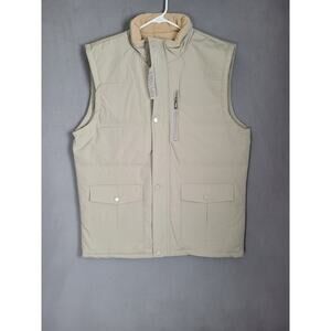 Msmsse Mens Lightweight Vest Standing Collar Puffer Sleeveless Jacket XL